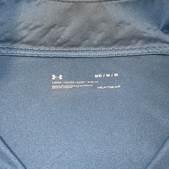 Under Armour Track Jacket, Running, Bomber Jacket, Polyester, Blue, Size M - Picture 6 of 8